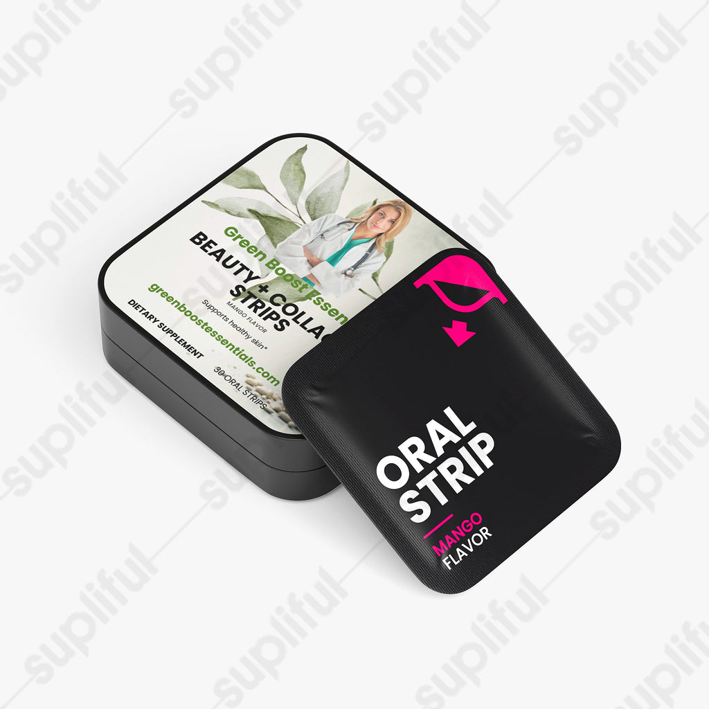 Beauty + Collagen Strips - Green Boost Essentials