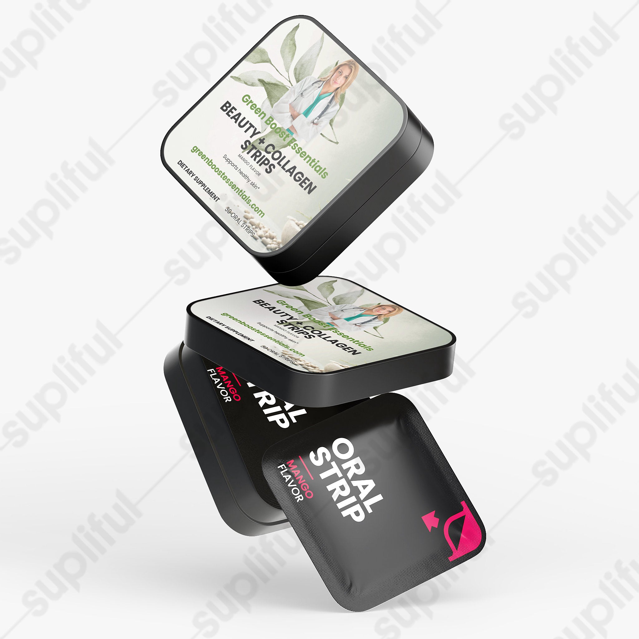 Beauty + Collagen Strips - Green Boost Essentials