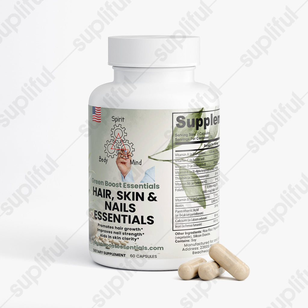 Hair, Skin and Nails Essentials - Green Boost Essentials