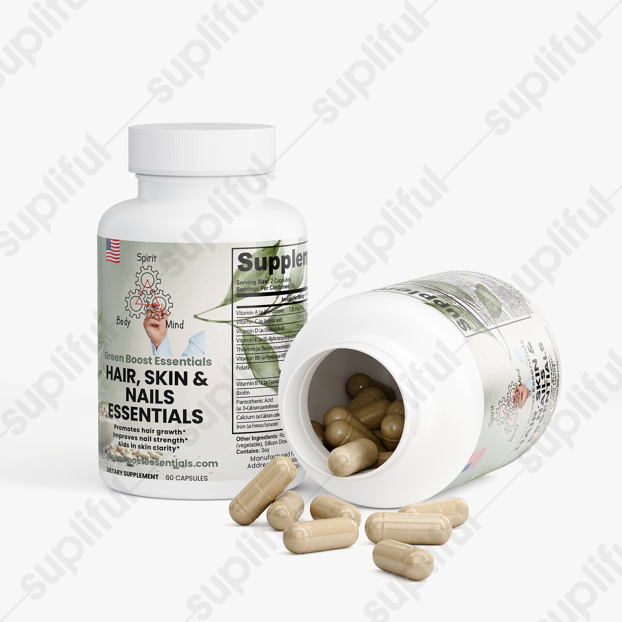 Hair, Skin and Nails Essentials - Green Boost Essentials