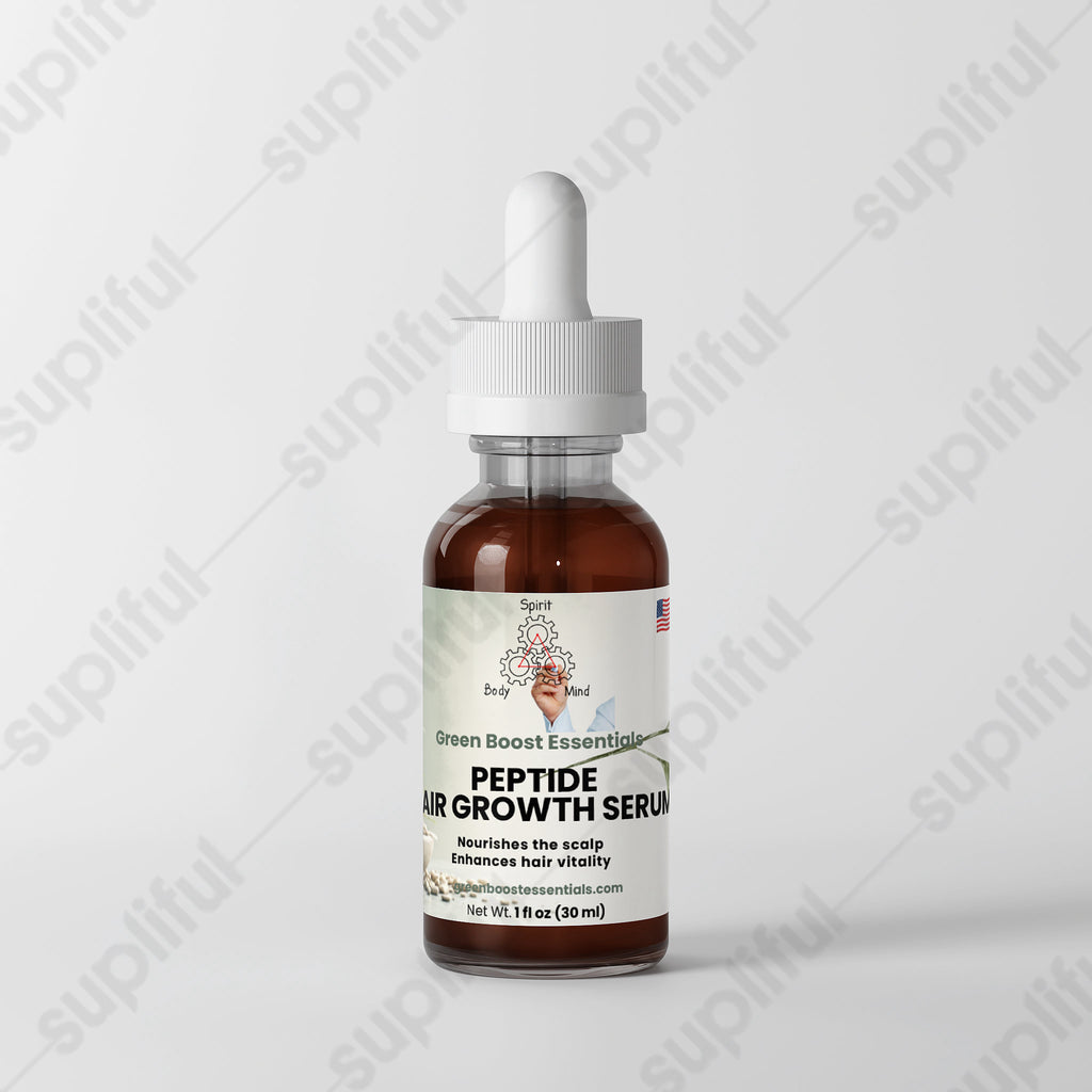 Peptide Hair Growth Serum - Green Boost Essentials