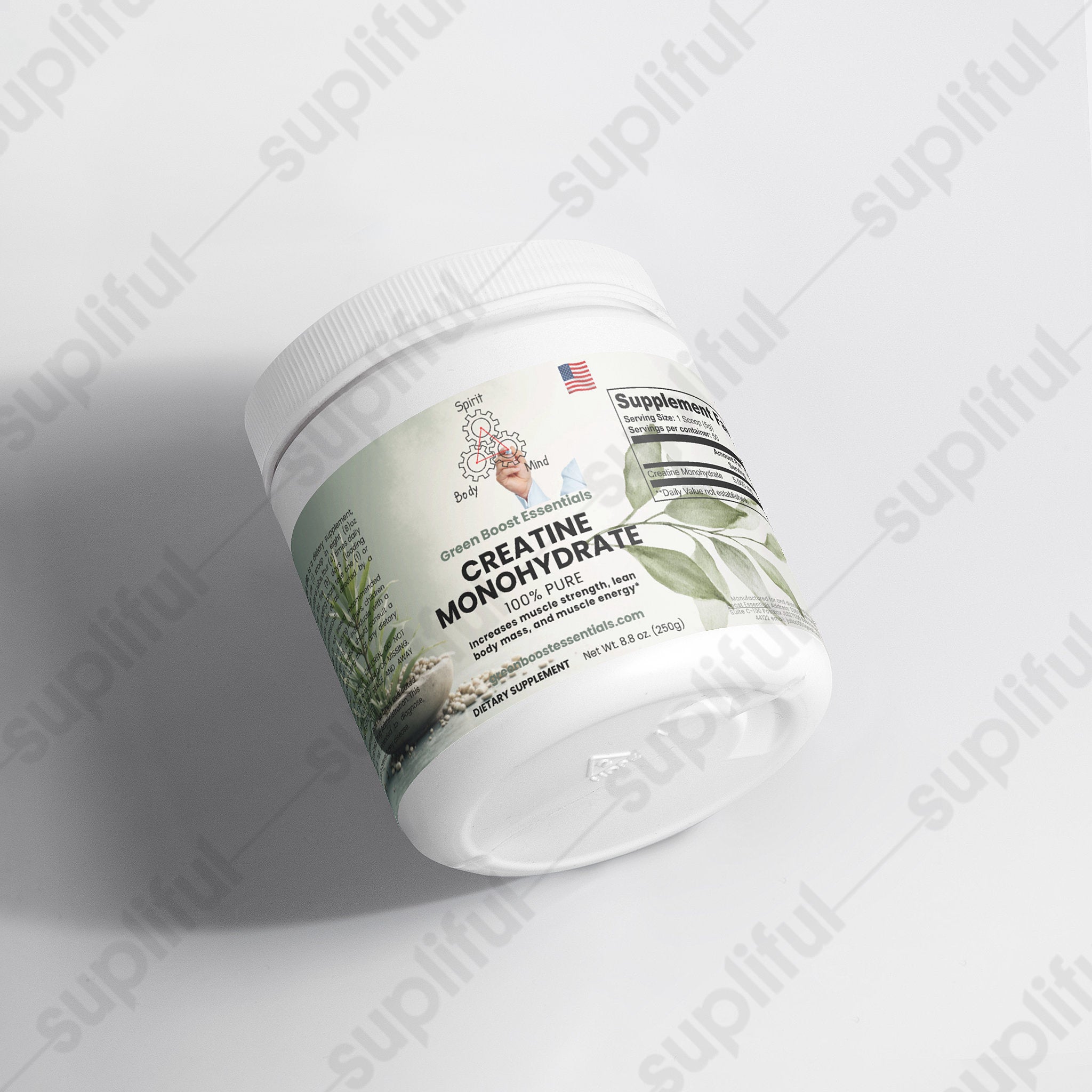 Creatine Monohydrate - Green Boost Essentials