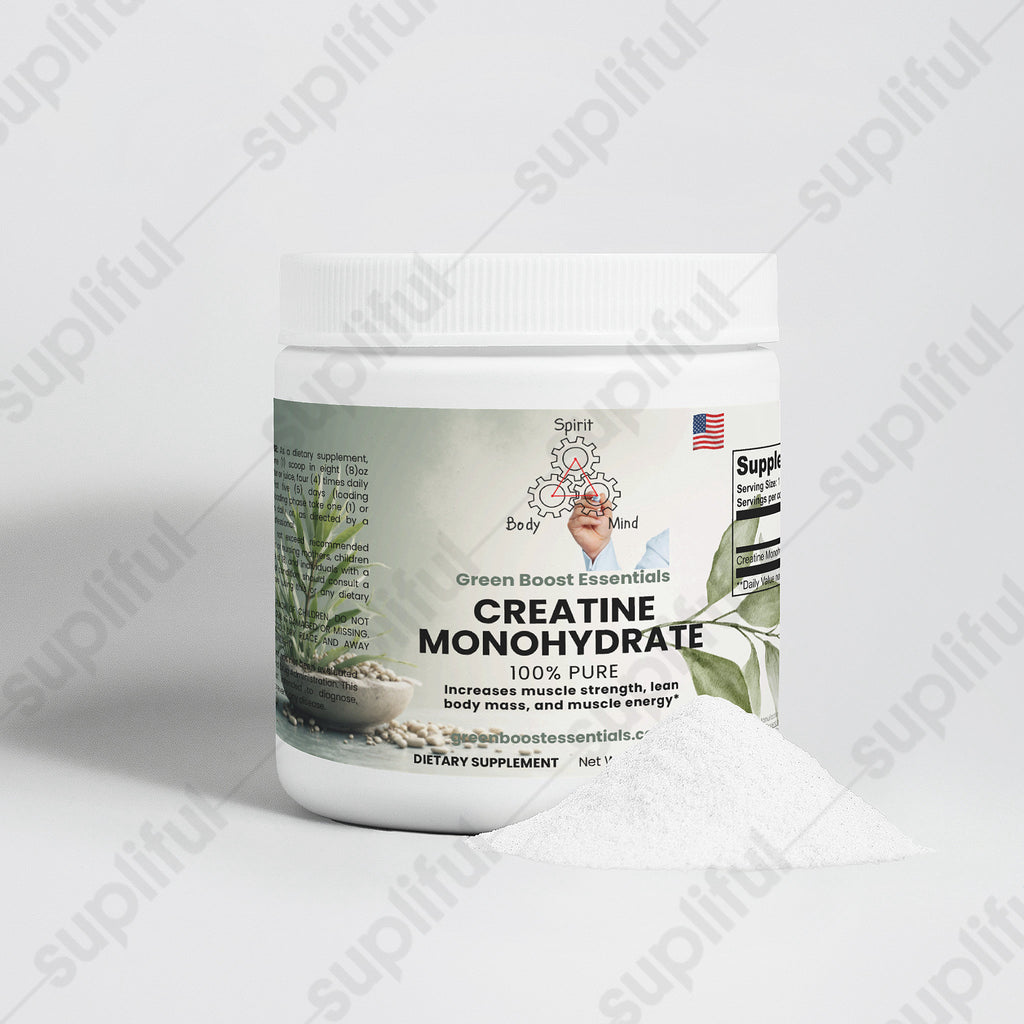 Creatine Monohydrate - Green Boost Essentials