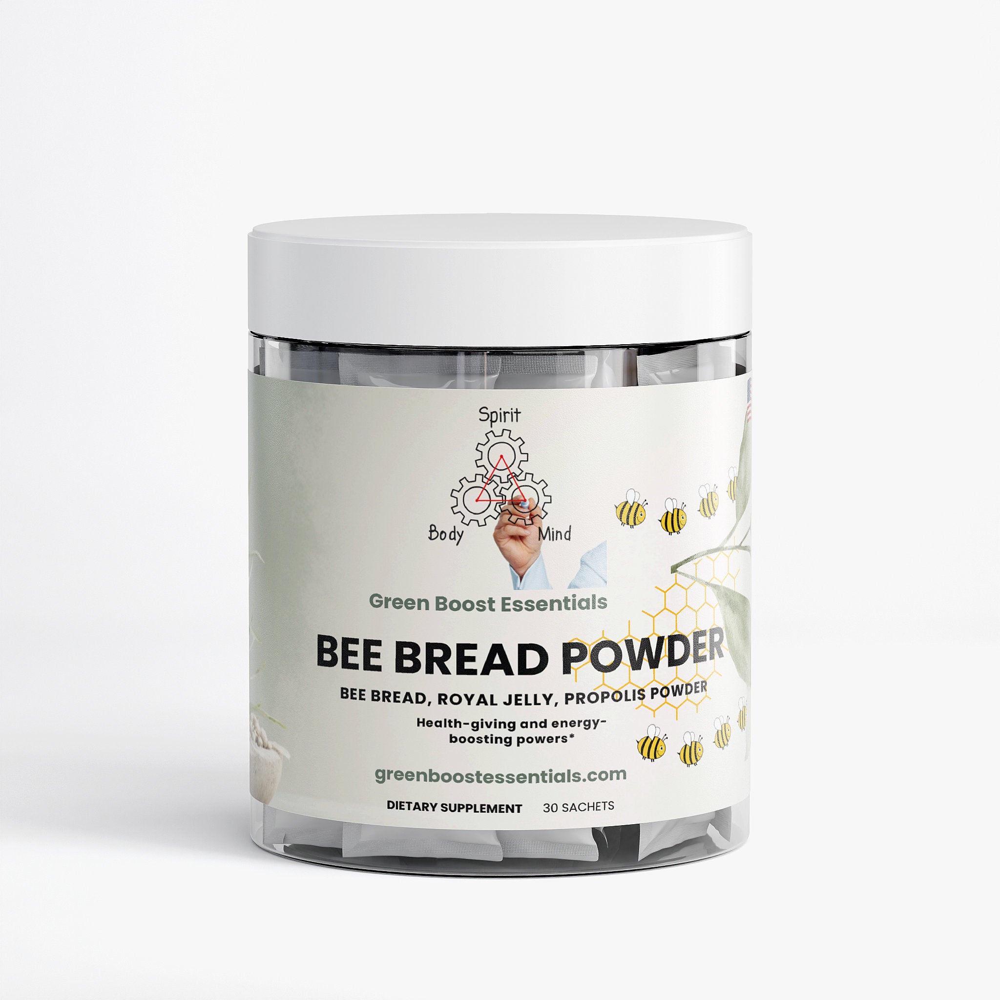 Bee Bread Powder - Green Boost Essentials