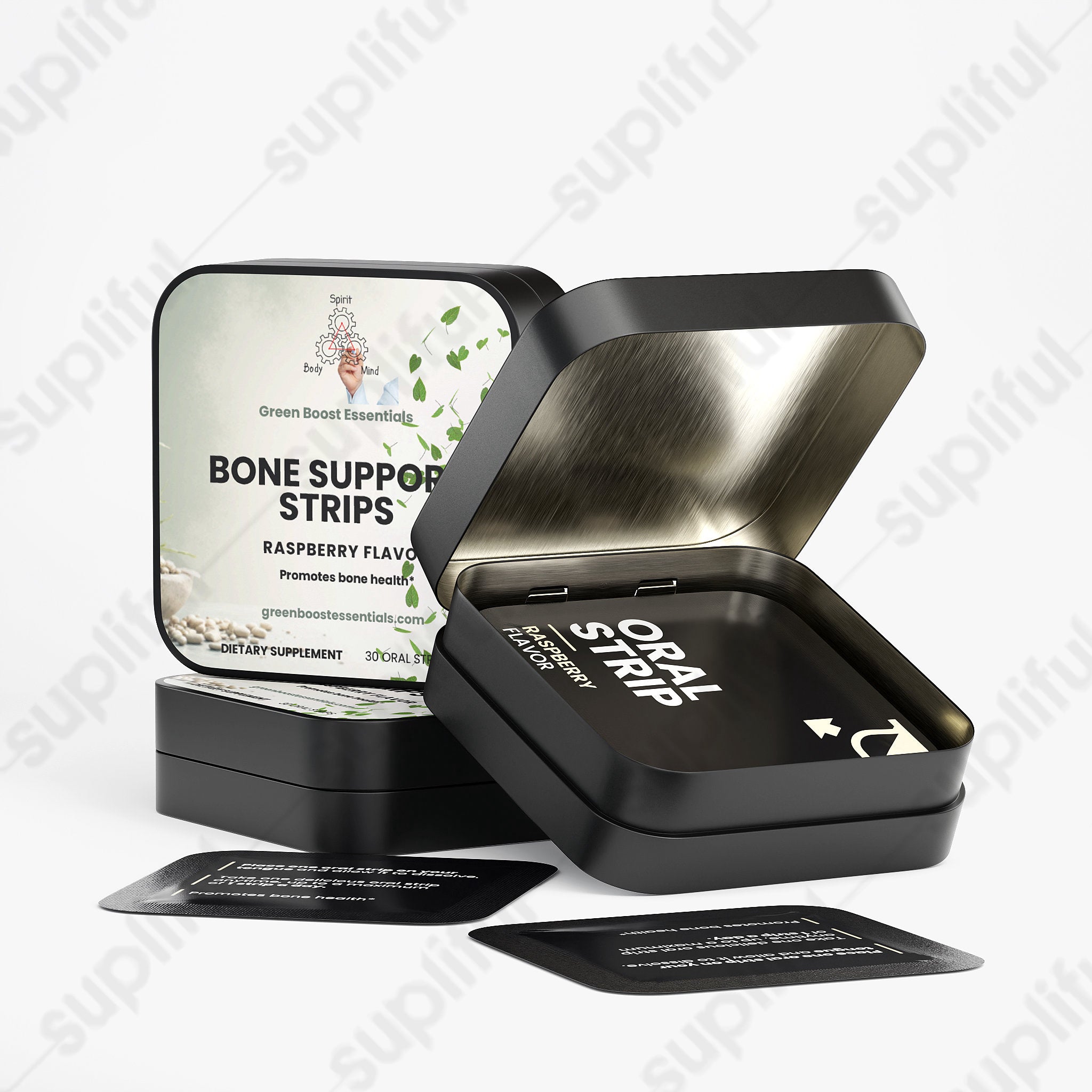 Bone Support Strips - Green Boost Essentials