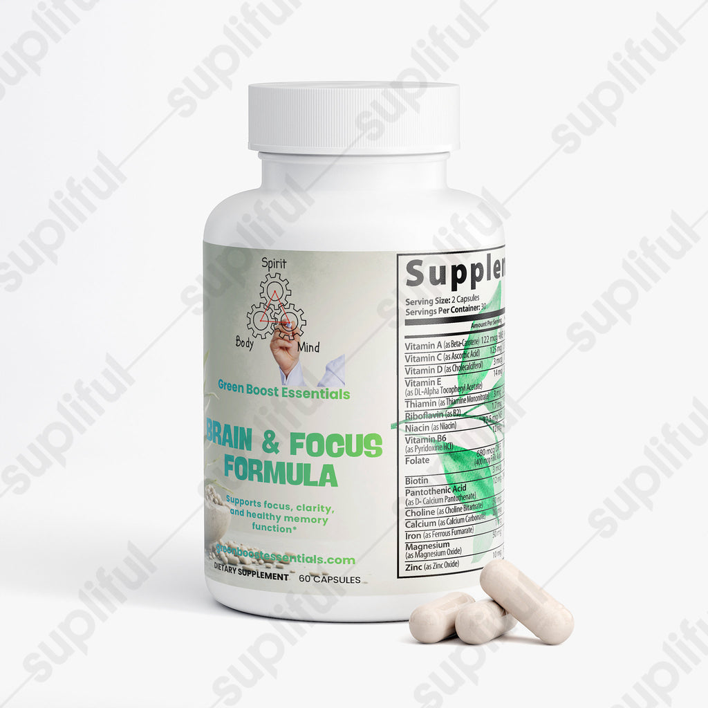 Brain & Focus Formula - Green Boost Essentials