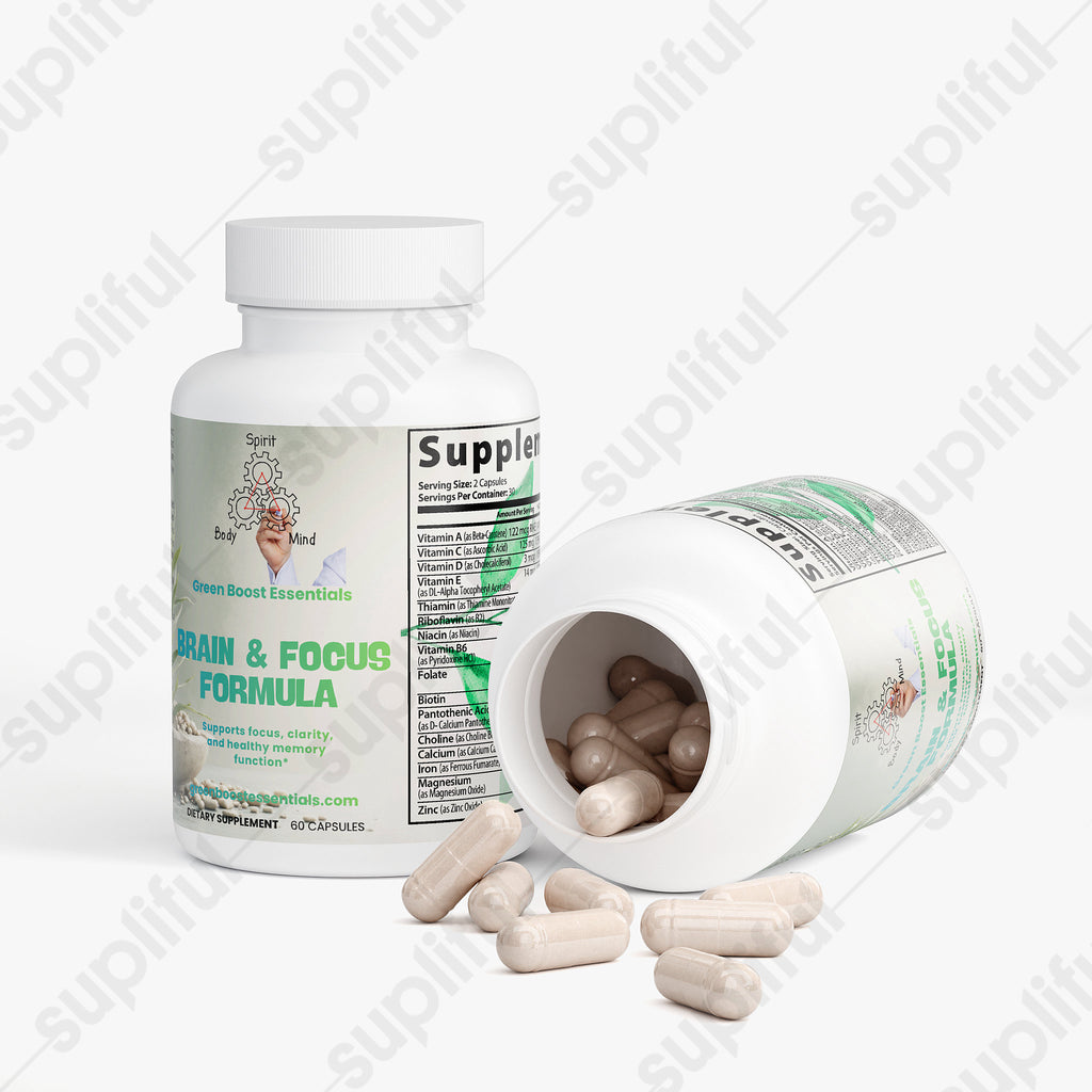 Brain & Focus Formula - Green Boost Essentials