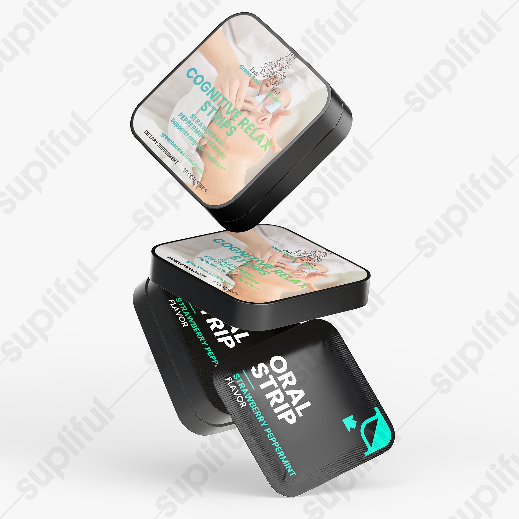Cognitive Relax Strips - Green Boost Essentials
