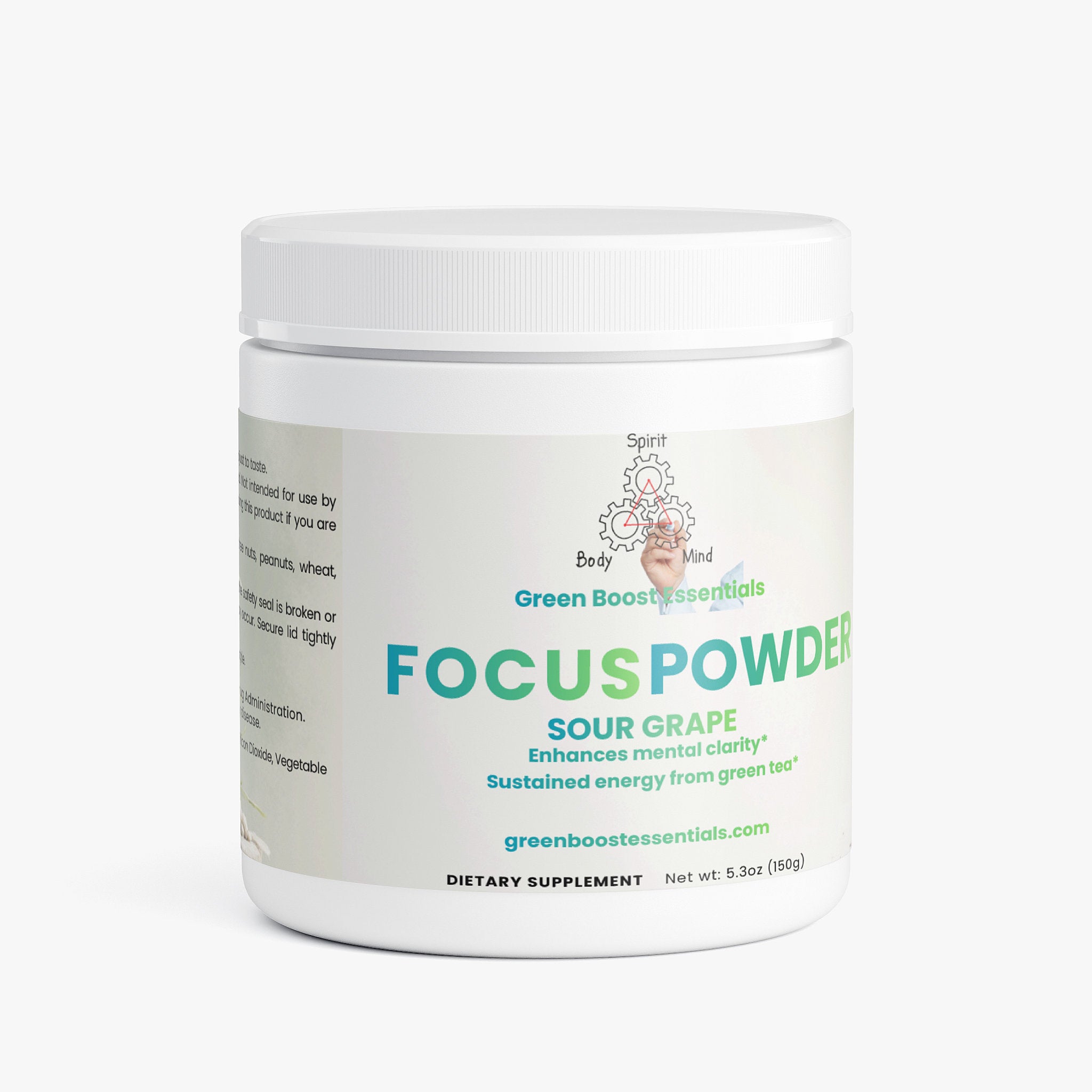 Focus Powder (Sour Grape) - Green Boost Essentials
