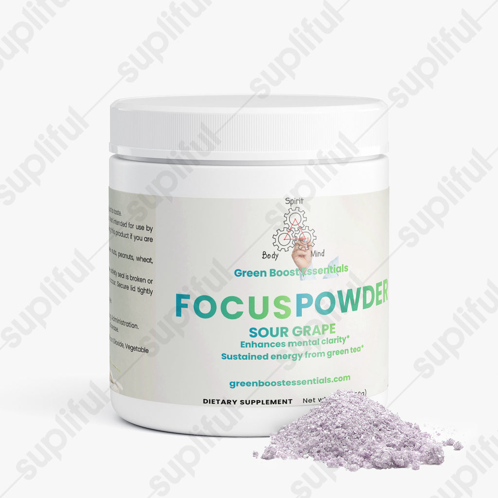 Focus Powder (Sour Grape) - Green Boost Essentials