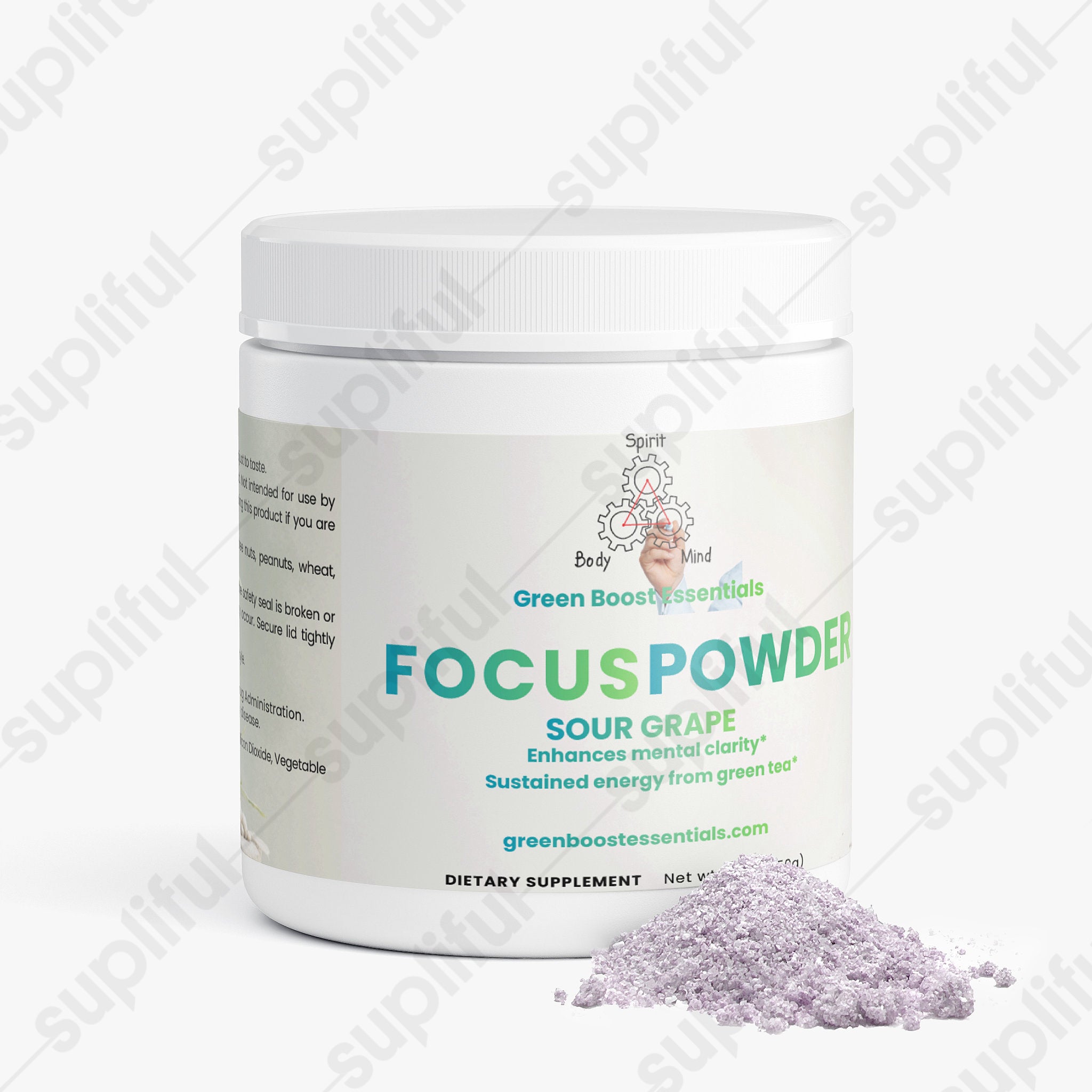 Focus Powder (Sour Grape) - Green Boost Essentials