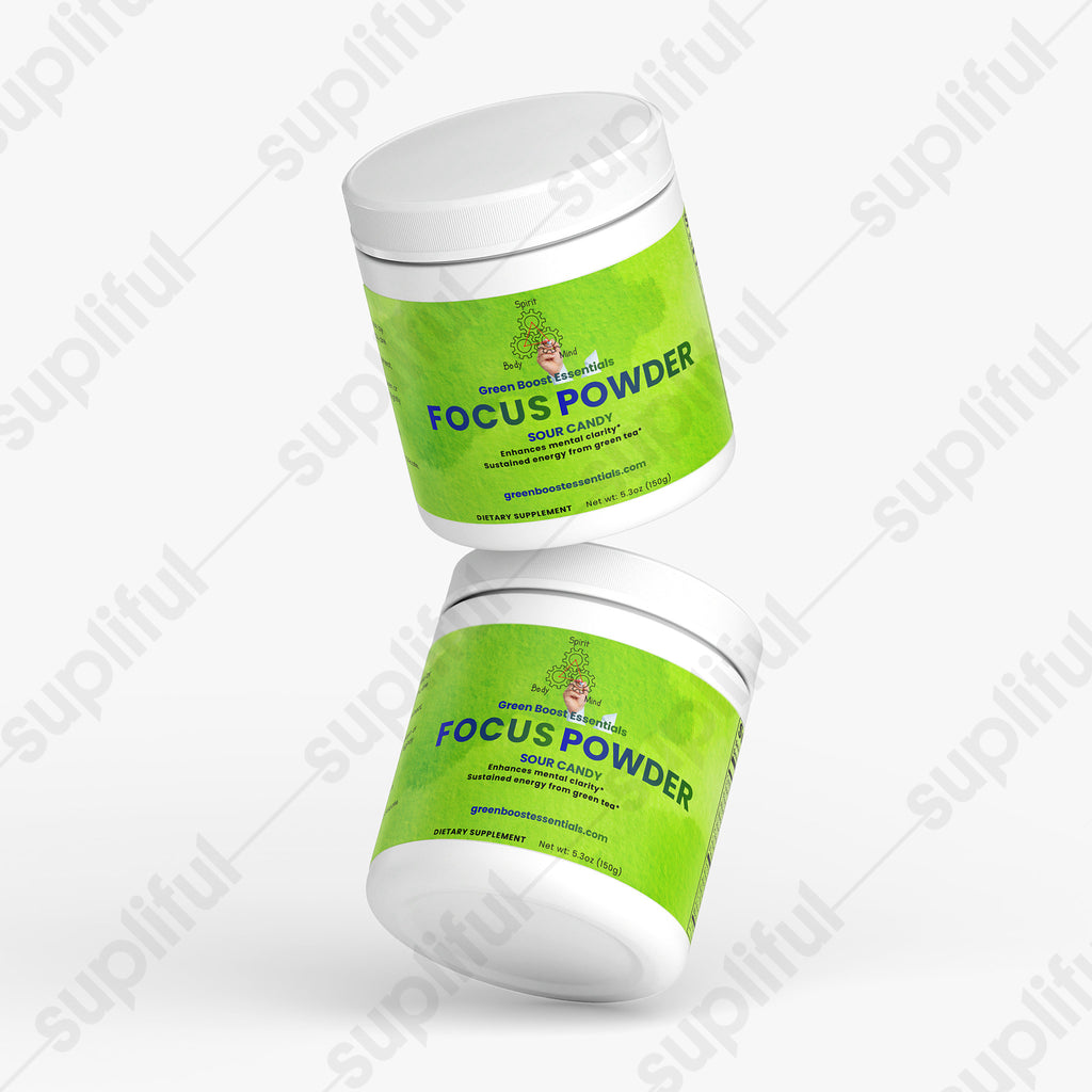 Focus Powder (Sour Candy) - Green Boost Essentials