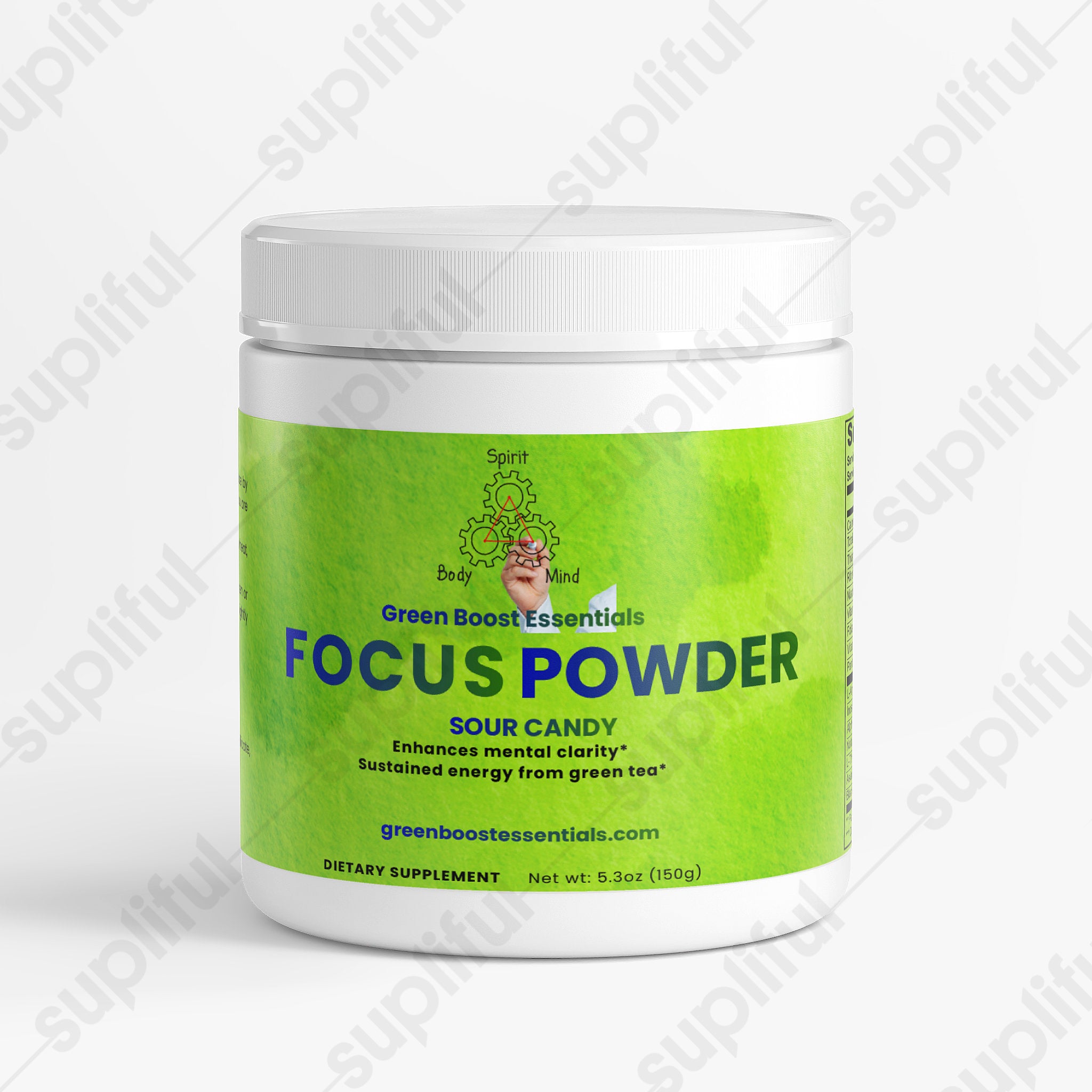 Focus Powder (Sour Candy) - Green Boost Essentials