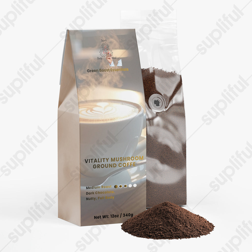 Vitality Mushroom Coffee (Medium Roast)