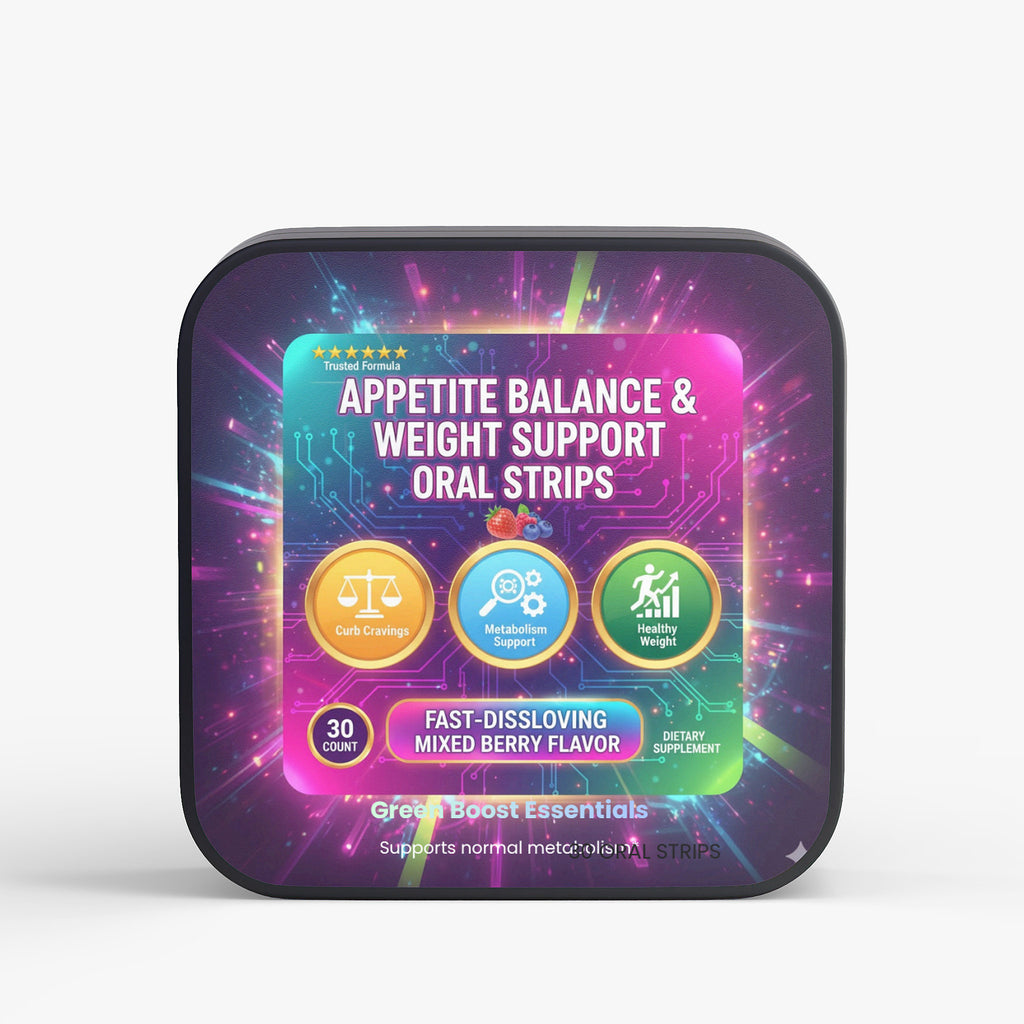 ⭐⭐⭐⭐⭐ Appetite Balance & Weight Support Oral Strips | Saffron, Chromium & Molybdenum | Fast-Dissolving Mixed Berry for Cravings & Metabolism 🍓 (30 Count)