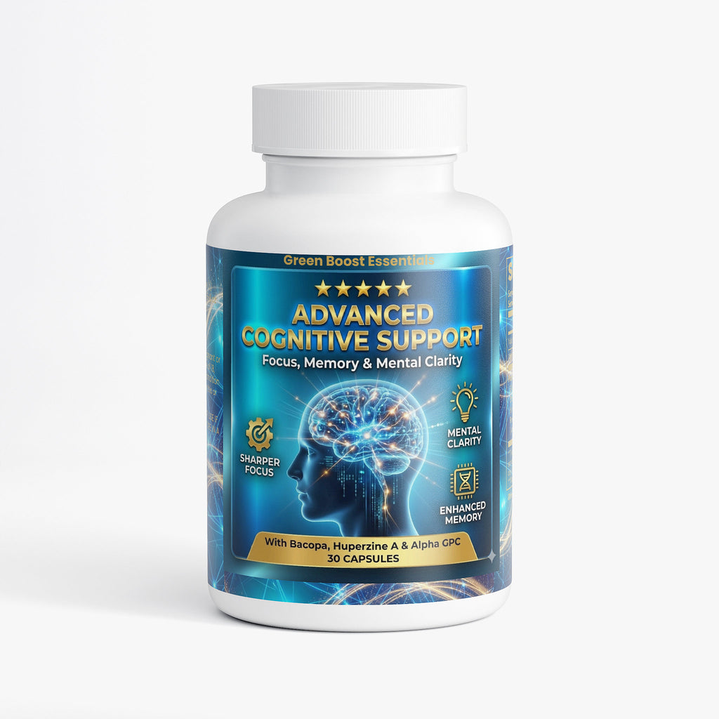 ⭐⭐⭐⭐⭐ Advanced Cognitive Support | Focus, Memory & Mental Clarity Booster | Bacopa, Huperzine A & Alpha GPC 🧠⚡ (30 Caps)