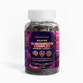 ⭐⭐⭐⭐⭐ 10 Mushroom Complex Gummies 🍄🧠 | Lion's Mane, Reishi & Chaga | Elite Focus, Immunity & Energy Support (Raspberry, 60 Count)