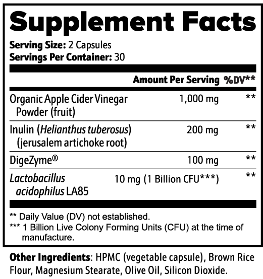 Apple Cider Vinegar Capsules - Green Boost Essentials